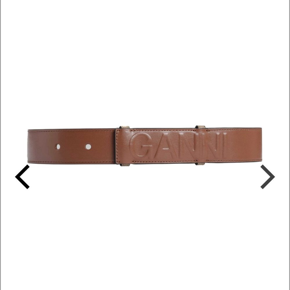 Brand New GANNI Logo Belt